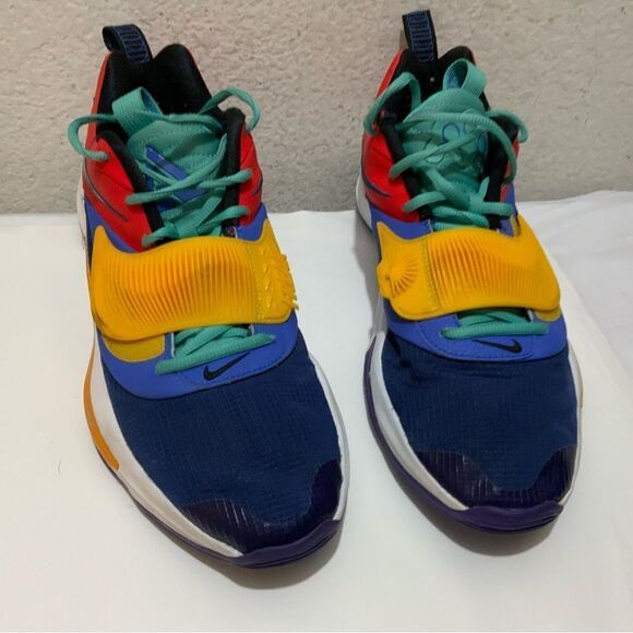 Nike Men's Zoom Freak 3 Basketball Shoes Bright Crimson Navy Giannis Sizes - Picture 2 of 11